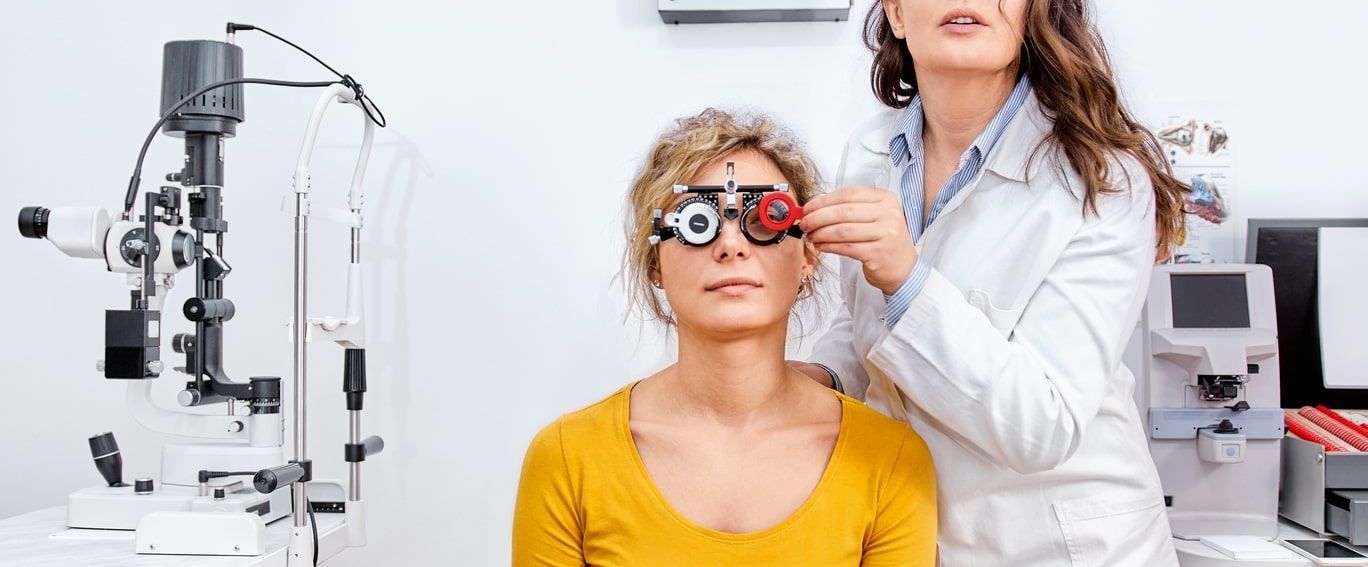 Sehtest mit digitaler Technik zur genauen Bestimmung der Sehstärke